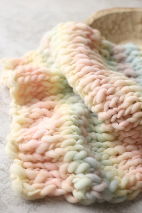 Rainbow mini blanket | Curly/No curls
