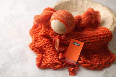 Tonal bonnet, XXL 75” wrap and wool layer set | {Pylon} | RTS