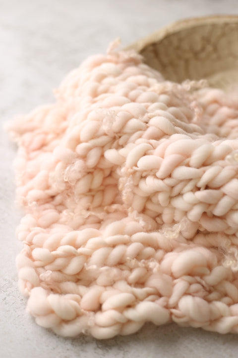 Blush mini blanket | Curly/No curls