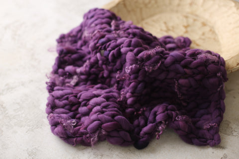 Grape mini blanket | Curly/No curls