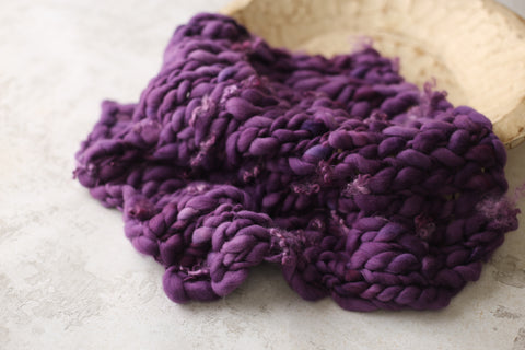 Grape mini blanket | Curly/No curls