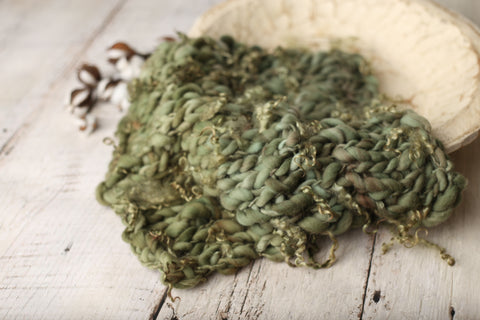 Olive mini blanket | Curly/No curls