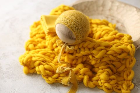 Enola bonnet, wrap and chunky layer | Blinded by Sun | RTS