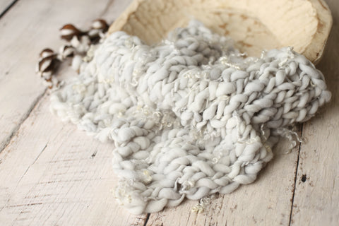 Silver mini blanket | Curly/No curls