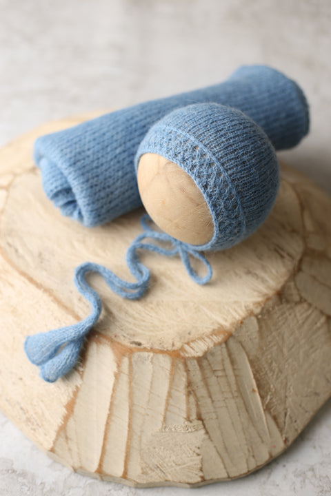 Enola bonnet and wrap set | Drip | RTS