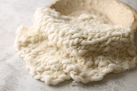 Cream mini blanket | Curly/No curls