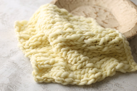 {Butter Cow} mini blanket | Curly/No curls