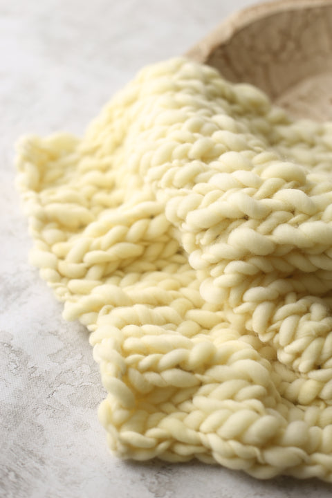 {Butter Cow} mini blanket | Curly/No curls