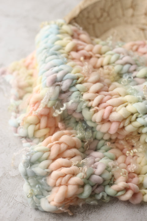 Rainbow mini blanket | Curly/No curls
