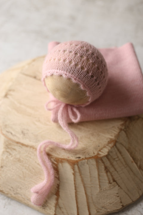 Emmie bonnet and fabric wrap | {Tulip Time} | RTS