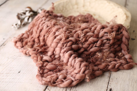 Rosewood mini blanket | Curly/No curls