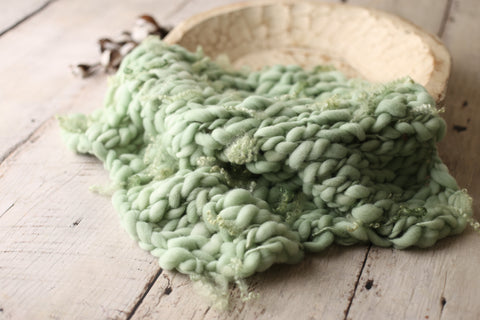 Sage mini blanket | Curly/No curls