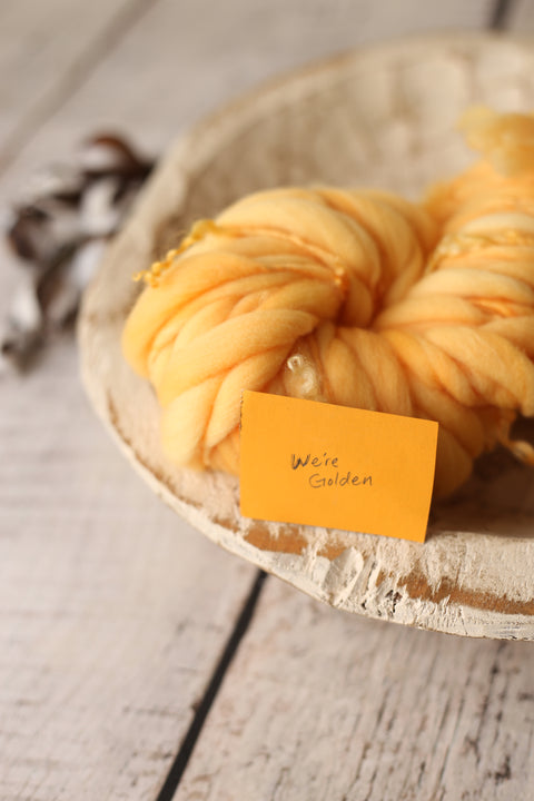 {We Are Golden} mini blanket | Curly/No curls