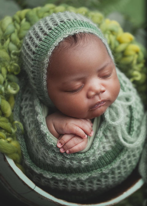 Avocado mini blanket | Curly/No curls