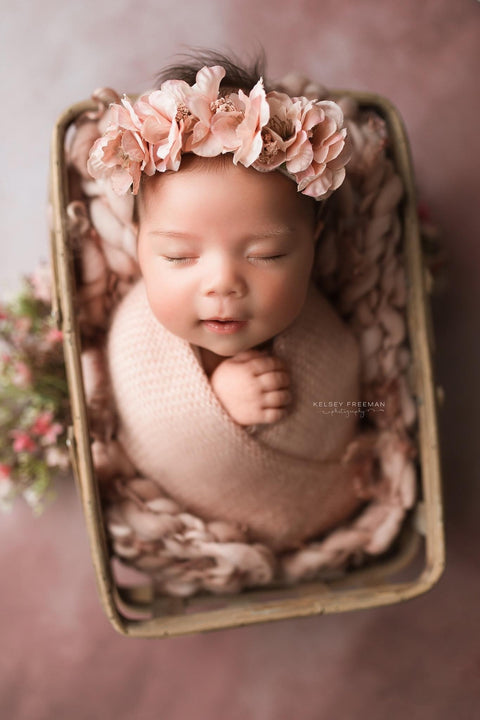 Pink Stone mini blanket | Curly/No curls