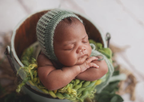 Avocado mini blanket | Curly/No curls
