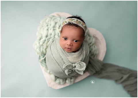 Mint mini blanket | Curly/No curls