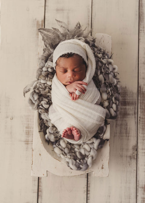 Marble mini blanket | Curly/No curls