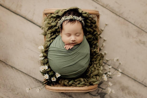 Olive mini blanket | Curly/No curls