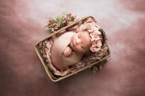 Pink Stone mini blanket | Curly/No curls