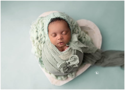 Mint mini blanket | Curly/No curls