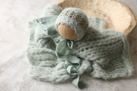 Signature bonnet, wrap and Floof layer set | Rain Forest | RTS