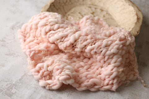 Blush mini blanket | Curly/No curls