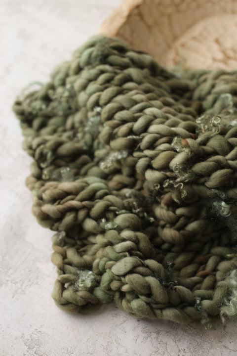 Olive mini blanket | Curly/No curls