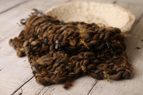 Forest soil mini blanket | Curly/No curls